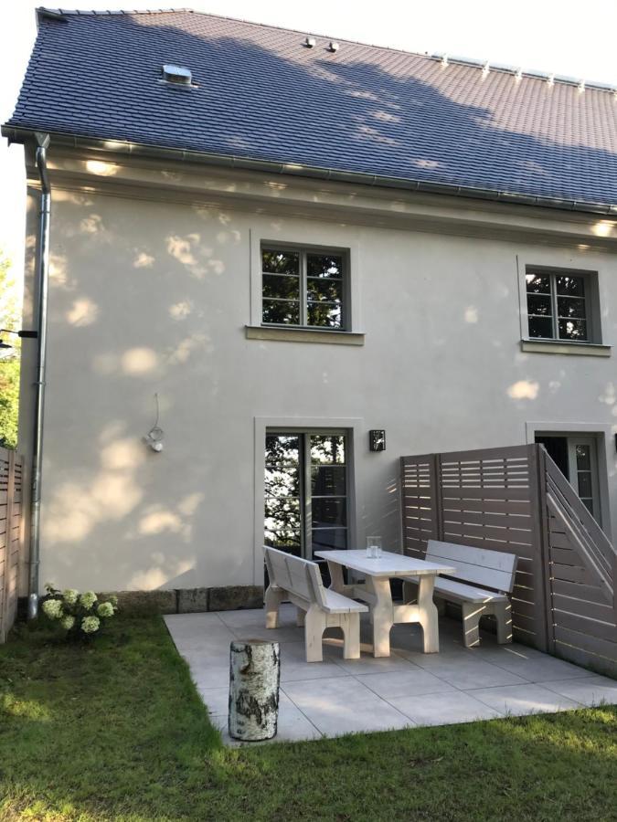 Farmhouse Eckartsberg Im Zittauer Gebirge - Gemuetliche Und Moderne Ferienwohnungen Mit Terrasse Dış mekan fotoğraf